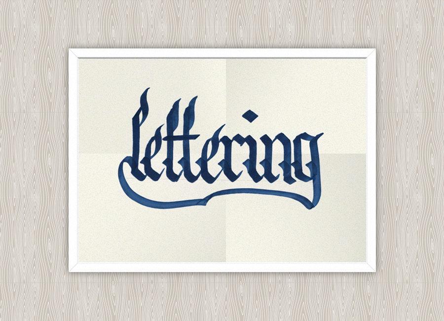 Ein gelettertes Bild